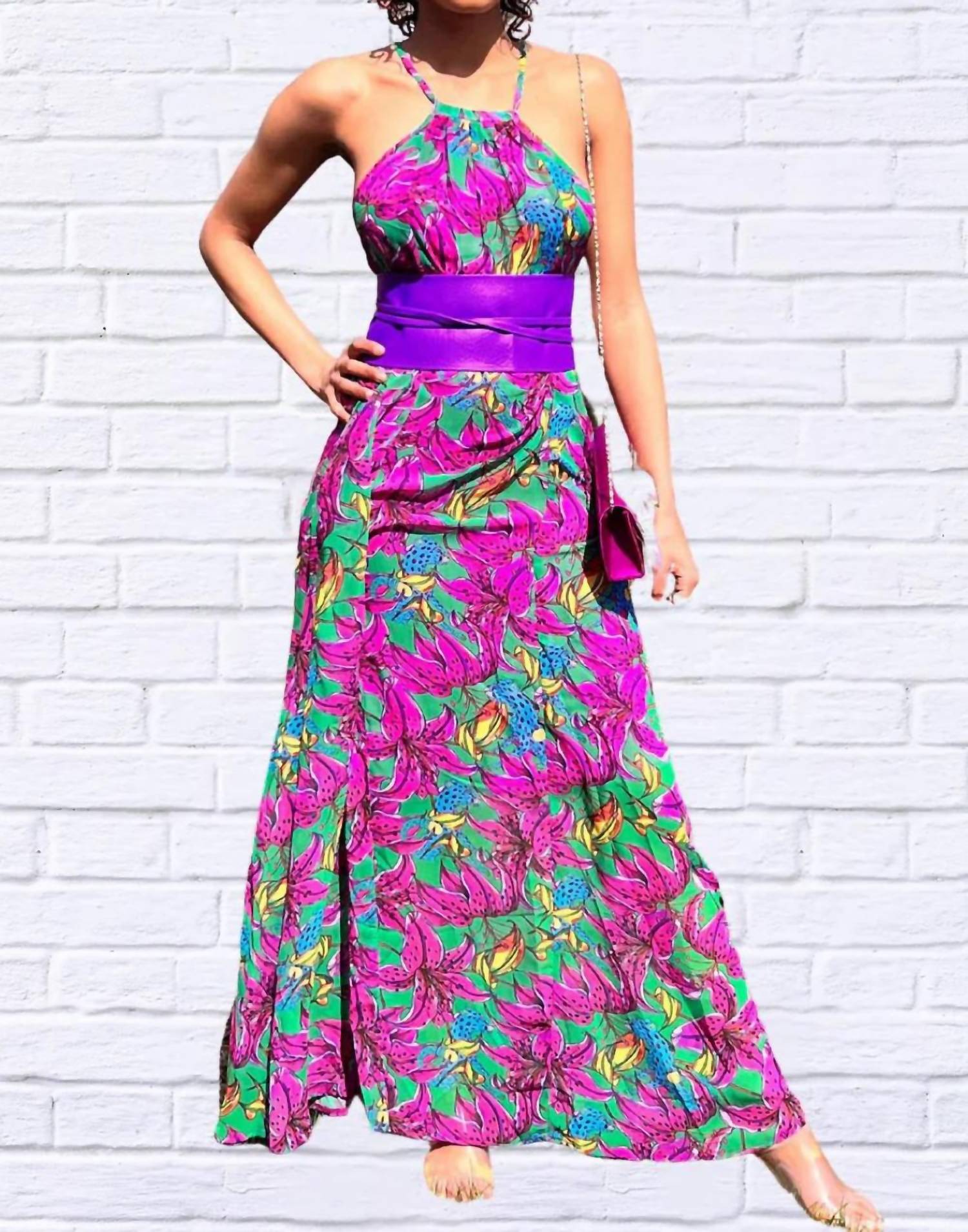 Diva Usa - Sibella Maxi Chiffon Dress