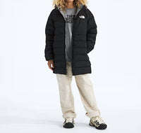 THE NORTH FACE Girls' Reversible Perrito Parka Jacket in black - kids' jacket