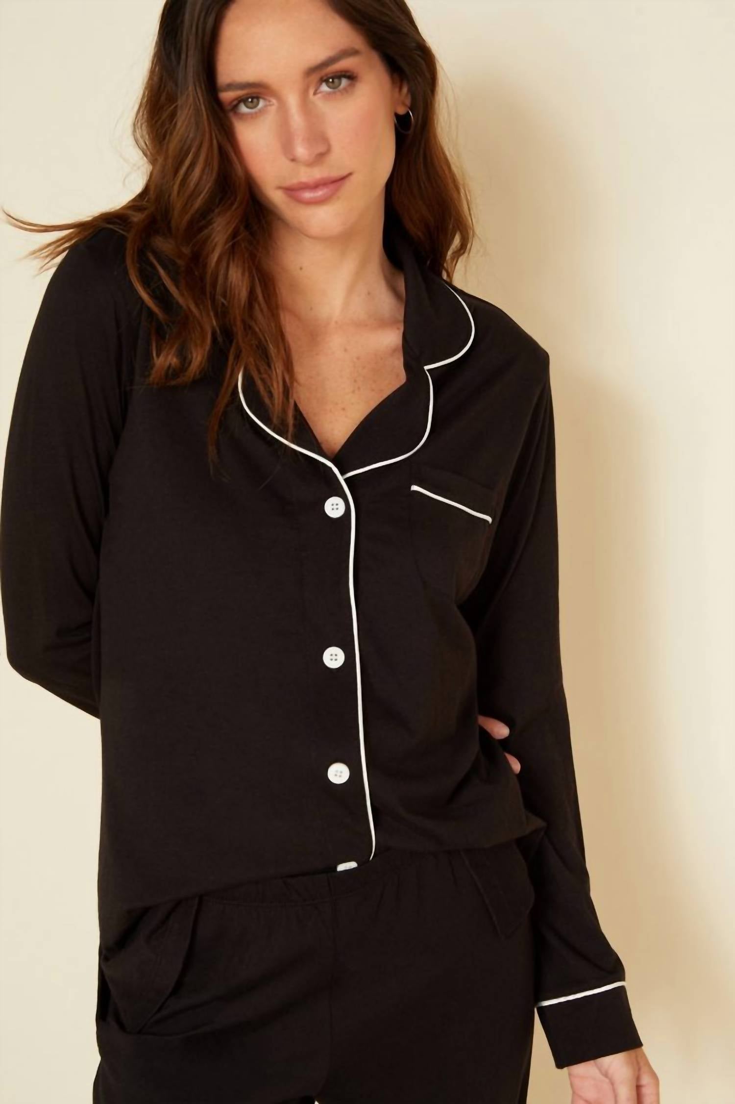 Cosabella - Bella Long Sleeve Top & Pants Pajama Set