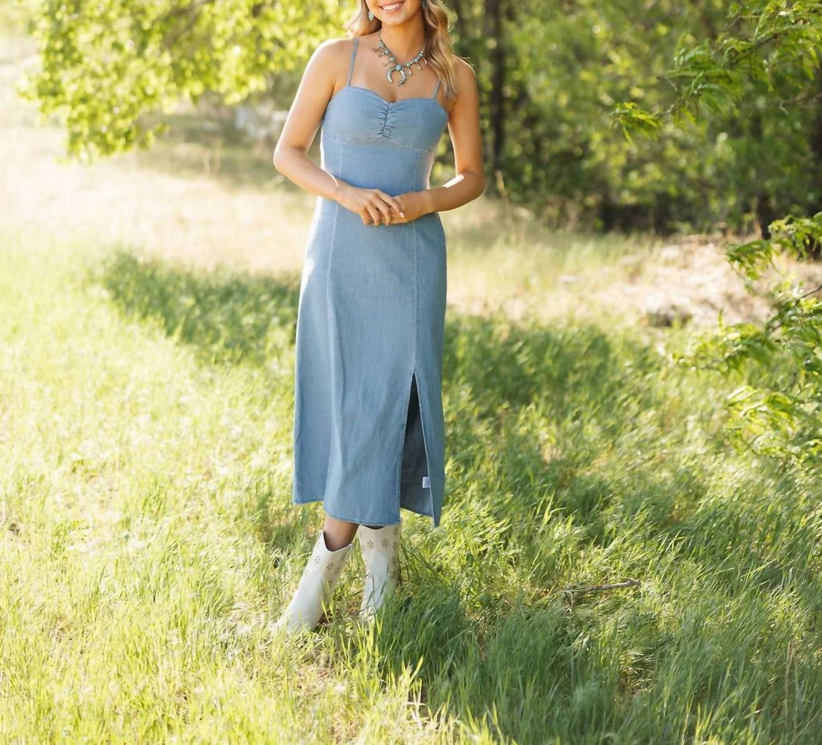 Sunday Edition - Washed Midi Dress