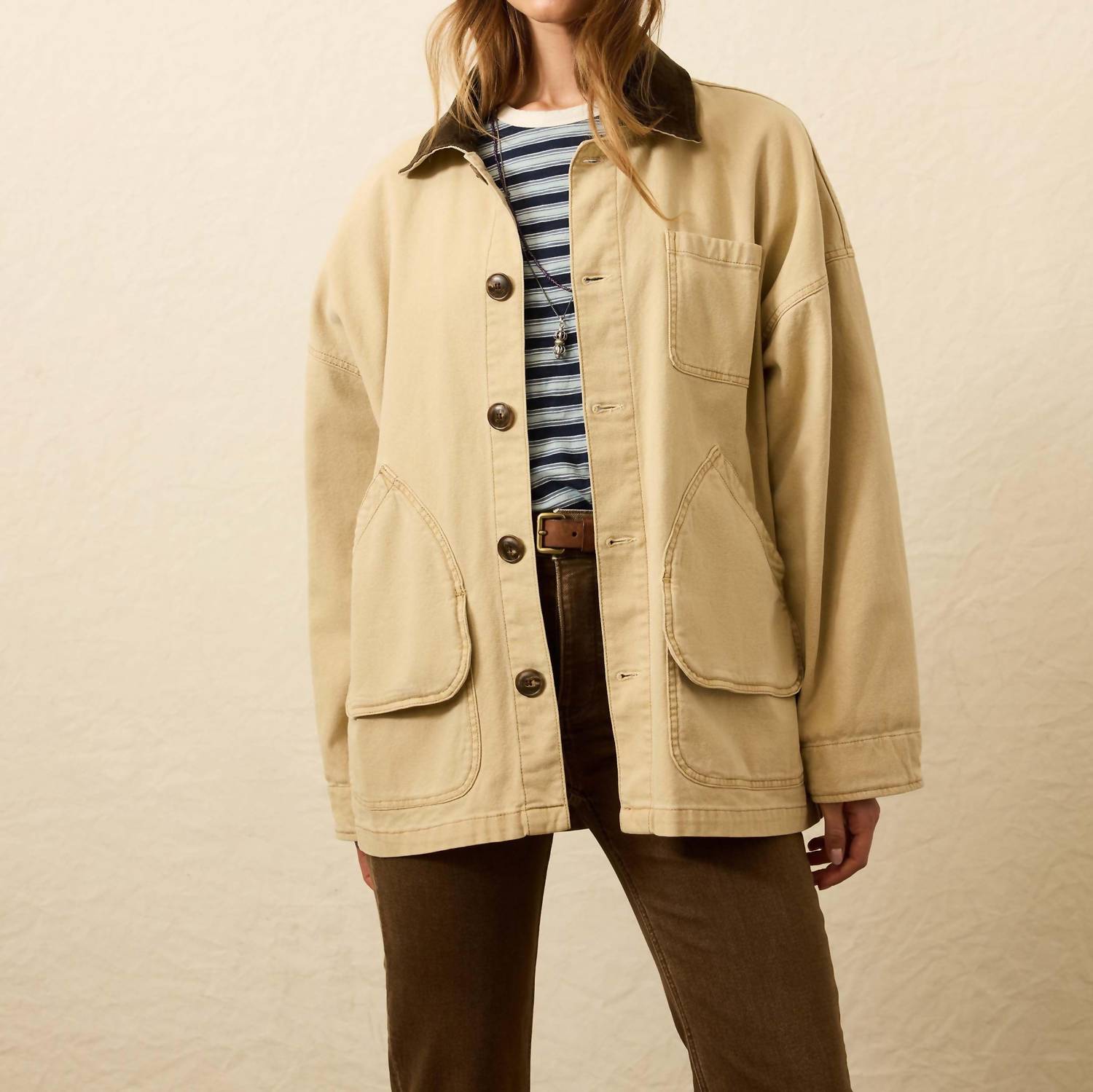 Faherty - Sunwashed Canvas Barn Jacket