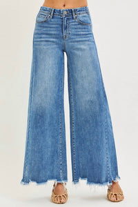Risen - Chatter High Rise Ankle Wide Leg Jeans