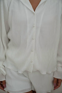 Waverles - Sloane Pleated Tie Top And Shorts Set