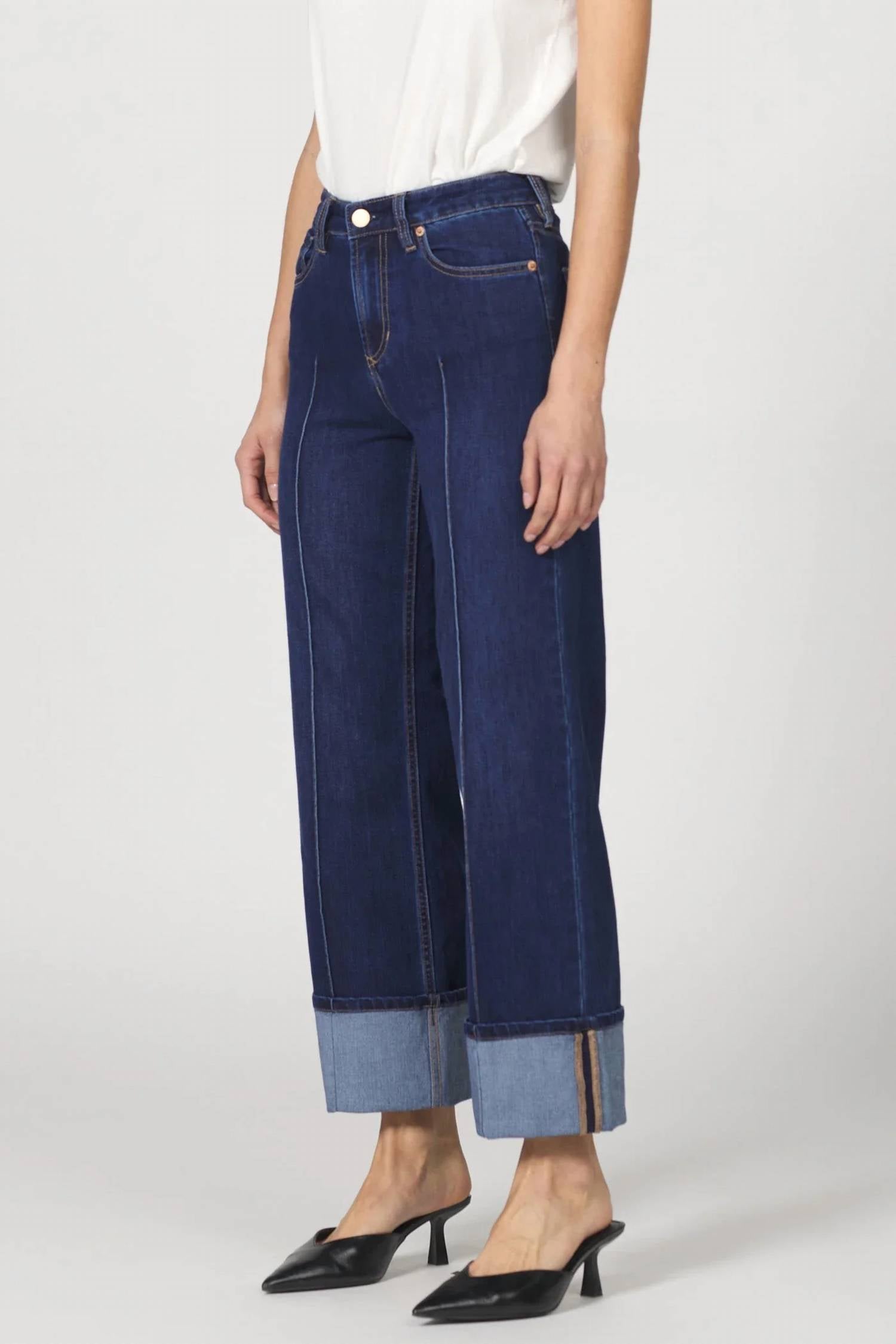 Dear John Denim - Holly Structured Seam Detail Ankle-length Jeans