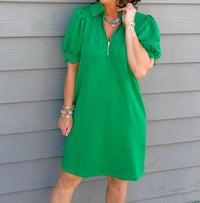 Entro - City Puff Sleeve Dress