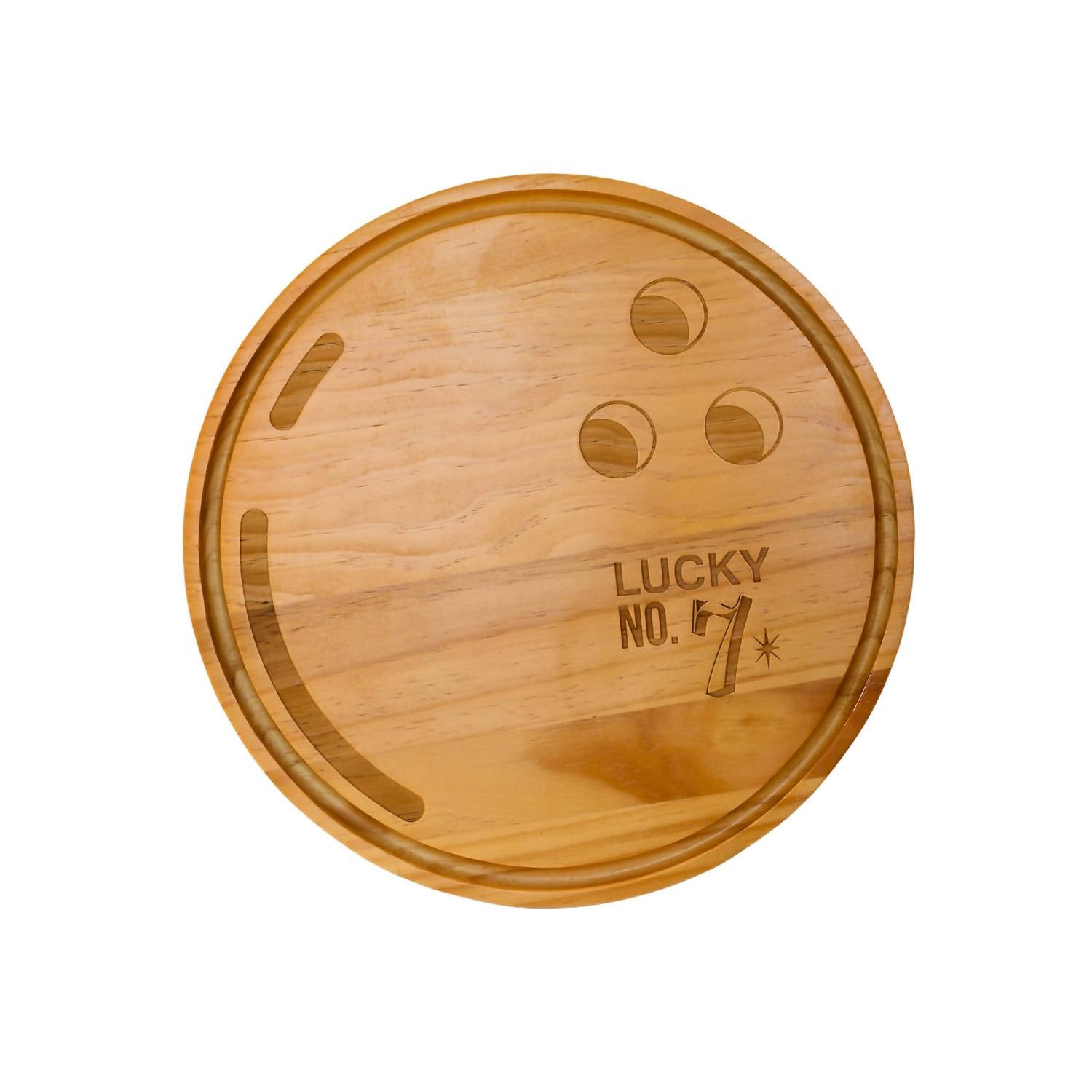 Creative Gifts International - Bowling Ball Wood Board