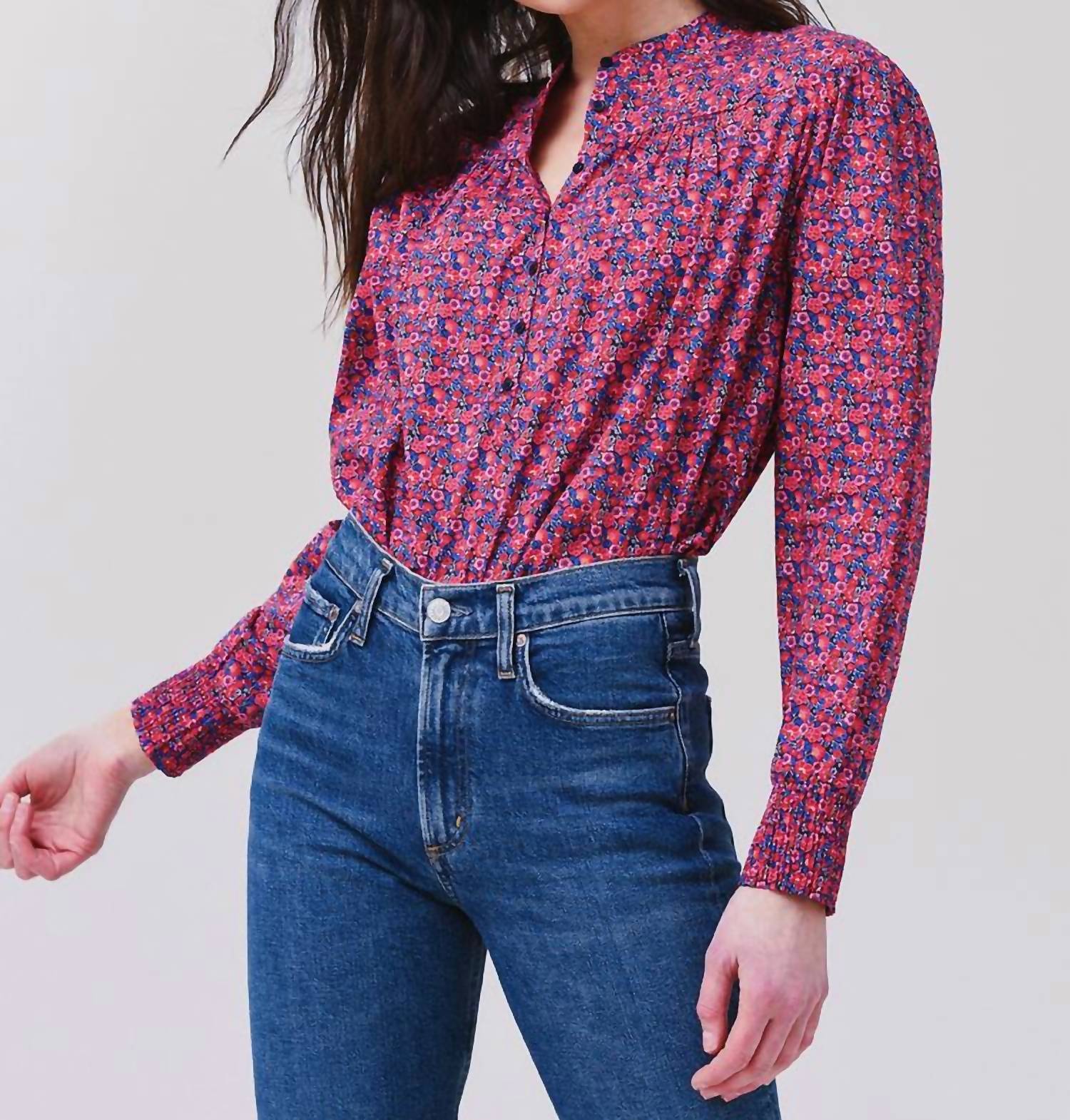 Ba&Sh - Freja Half-button Placket Blouse
