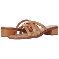 Madewell Women's Jeni Heeled Sandal in amber brown - women's sandal