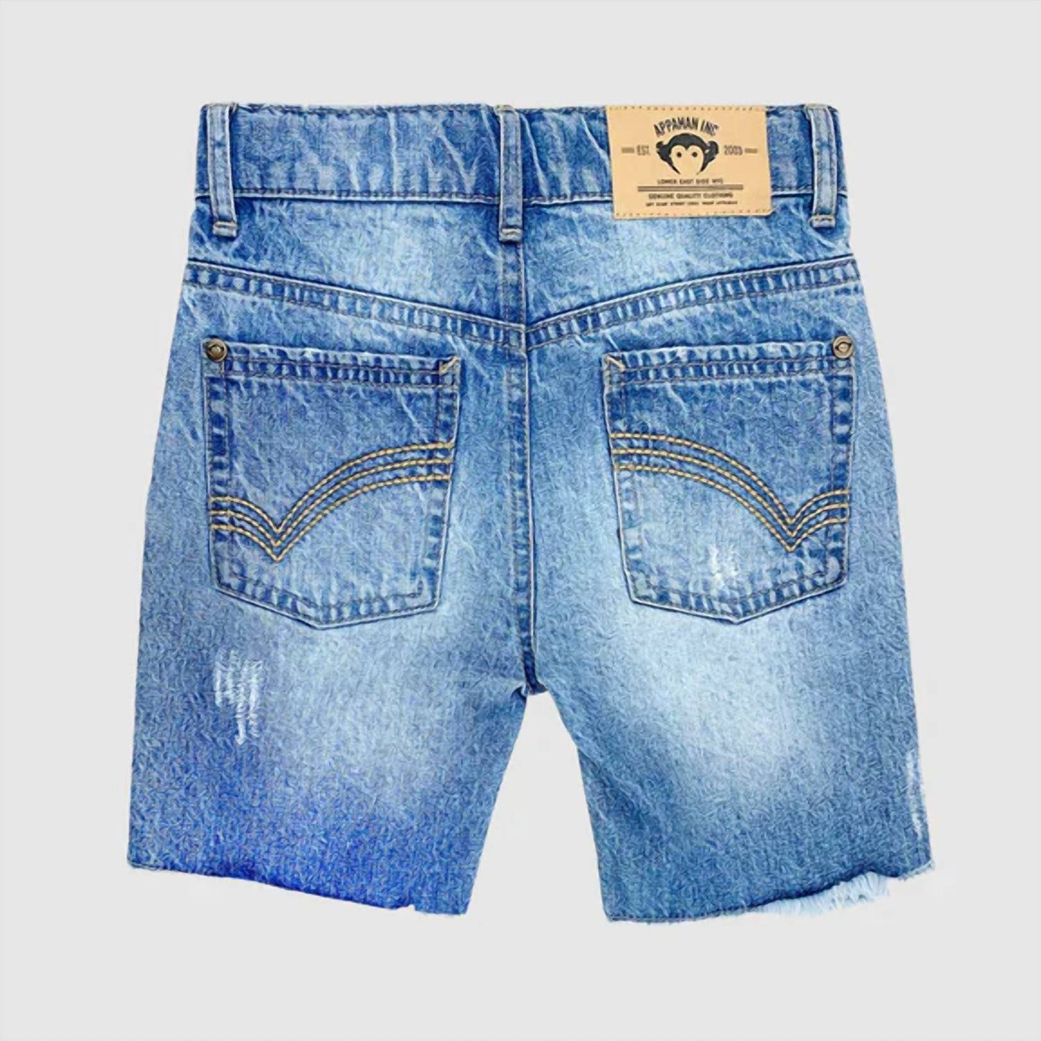 Appaman - Denim Frayed Hem Short
