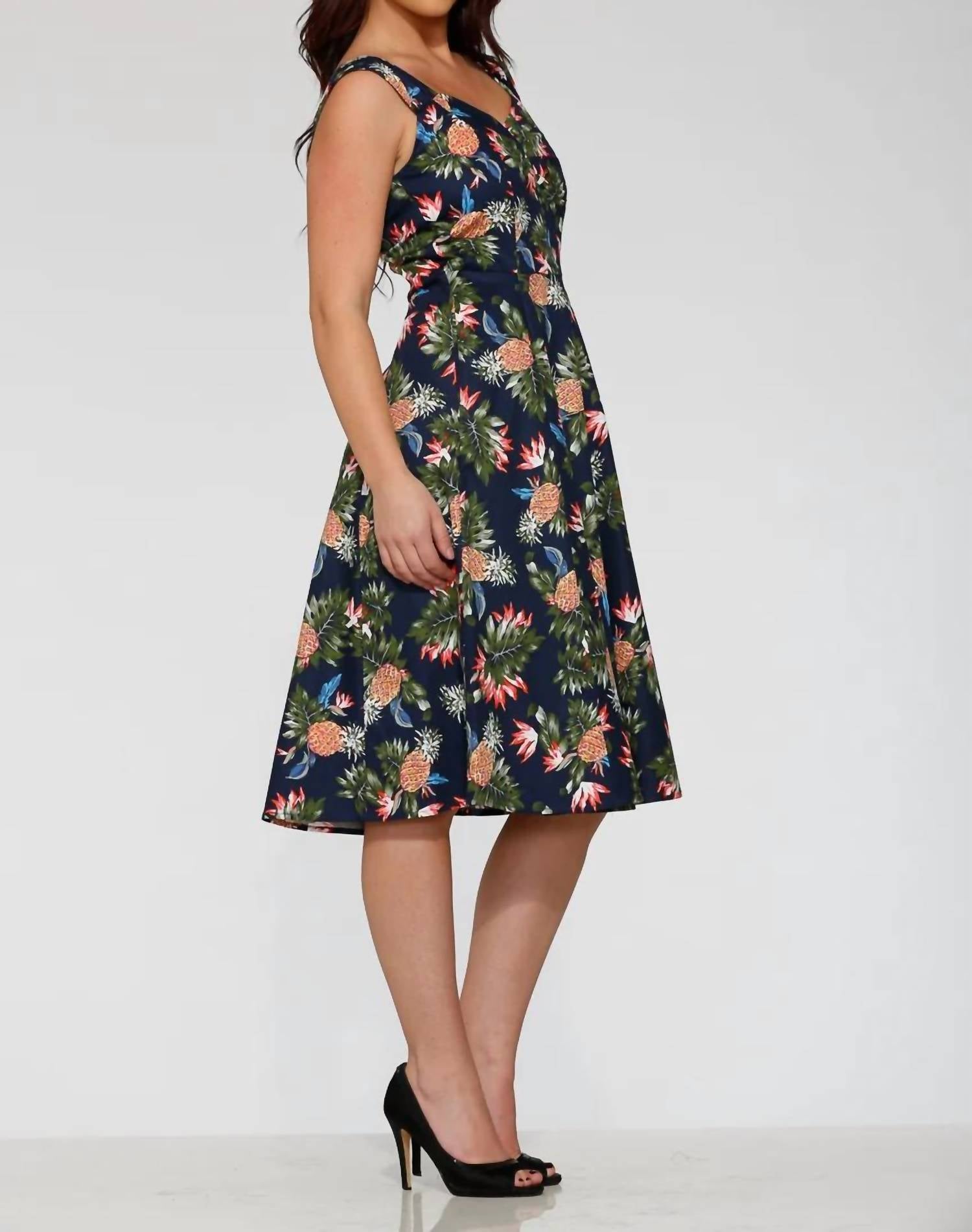 Orchid Bloom - Hawaiian Swing Dress