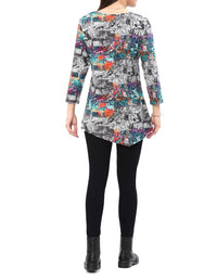 Parsley & Sage - Peggy Scoop Neck Tunic Top