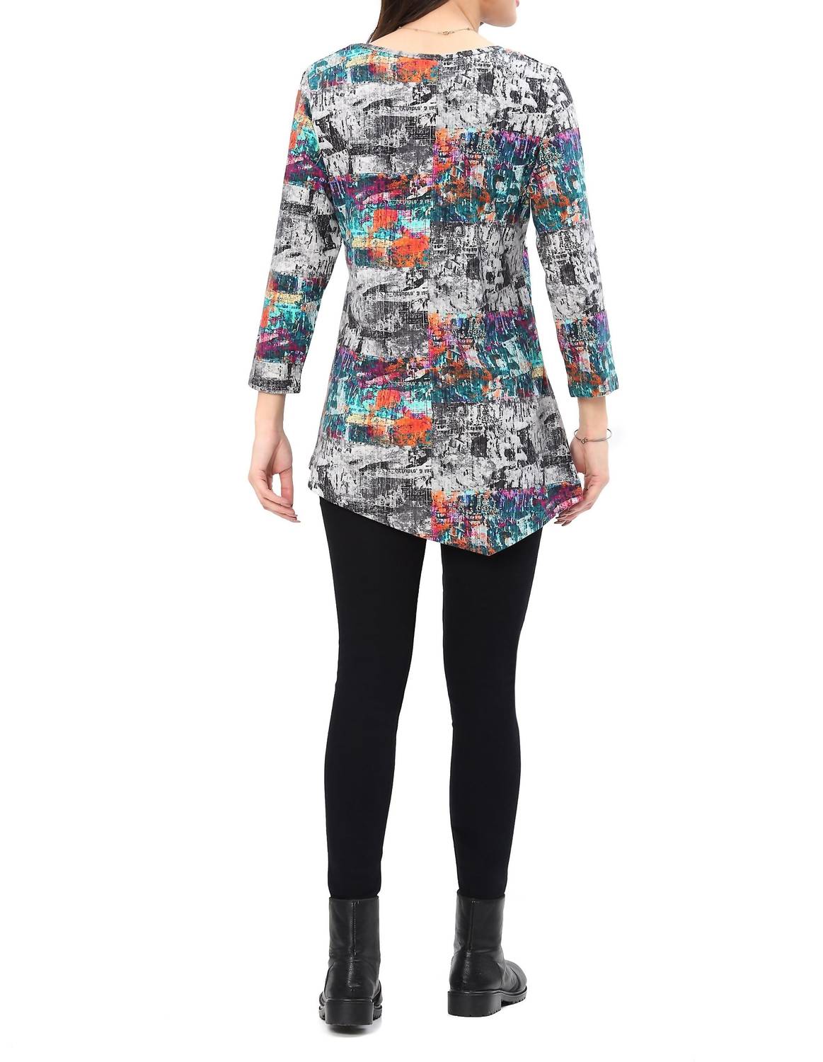 Parsley & Sage - Peggy Scoop Neck Tunic Top