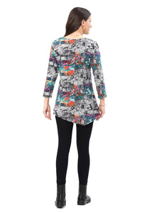 Parsley & Sage - Peggy Scoop Neck Tunic Top