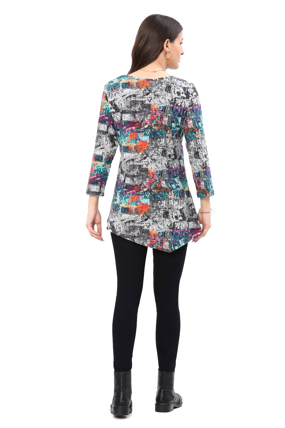 Parsley & Sage - Peggy Scoop Neck Tunic Top
