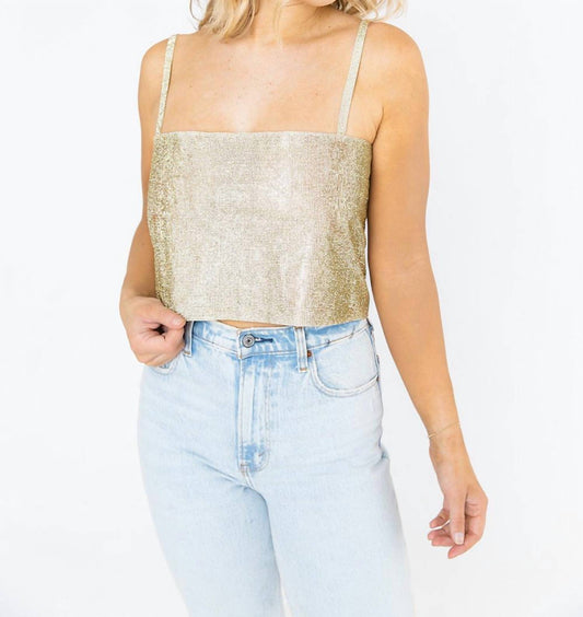 Buddylove - Rhinestone Crop Top