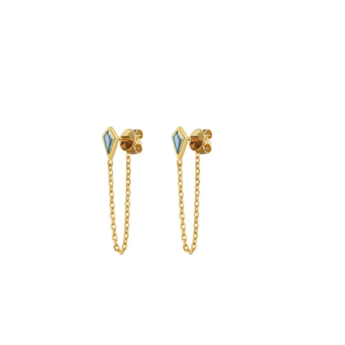 Adriana Pappas - Women's Crystal Kite Earrings