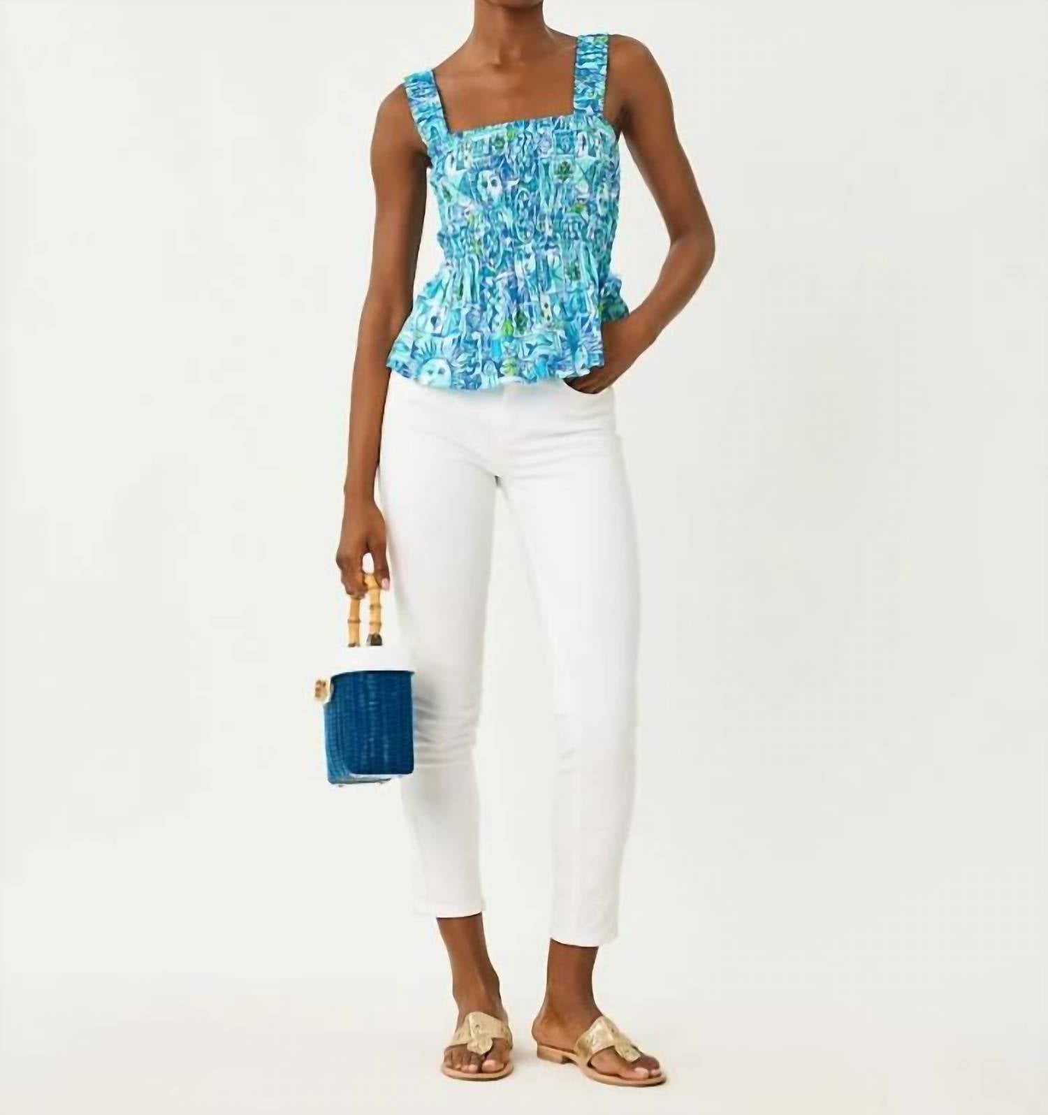 Lilly Pulitzer - HADLY SMOCKED TOP