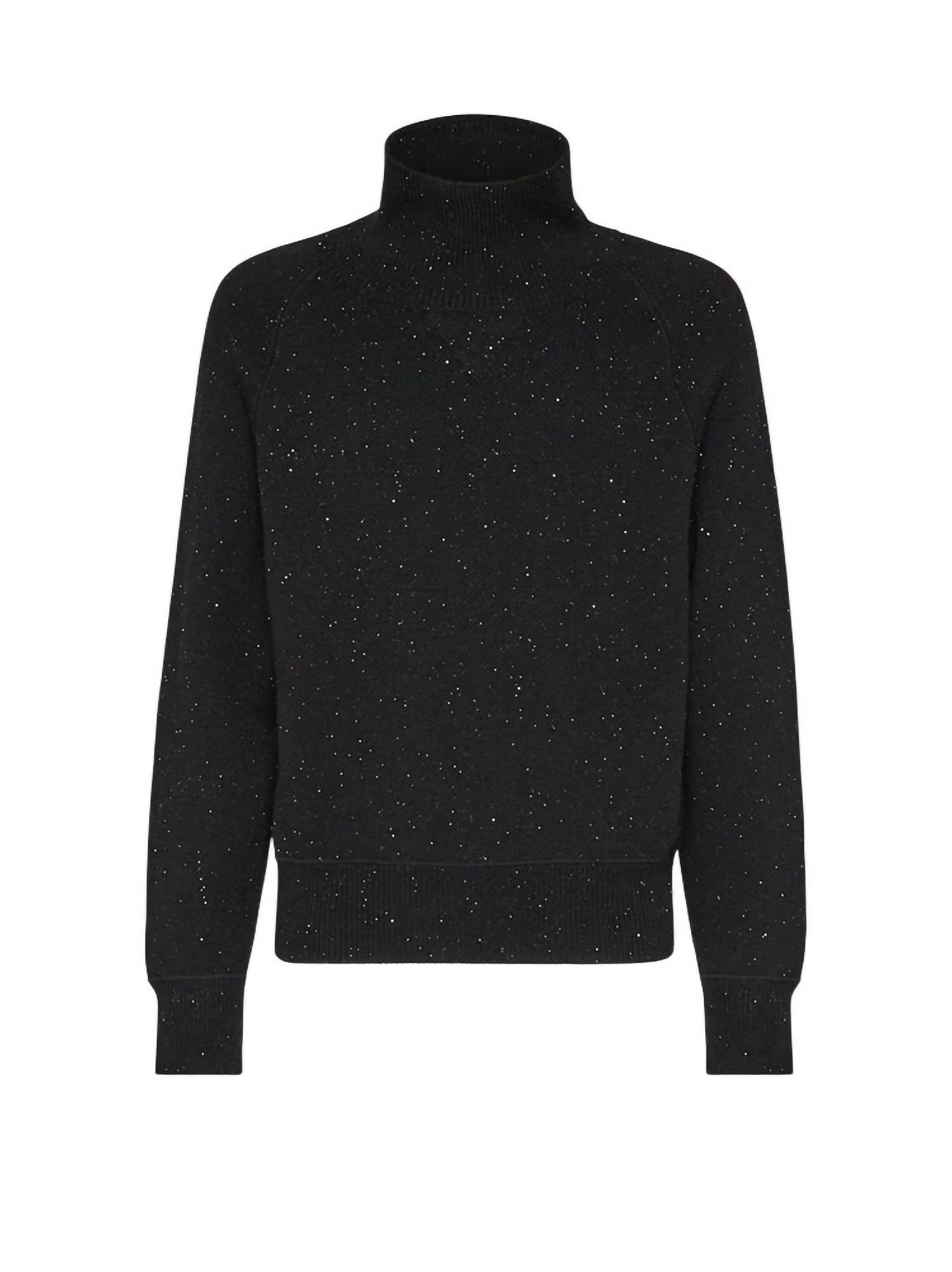 Salvatore Ferragamo - Tinted Sequined Turtleneck Sweater