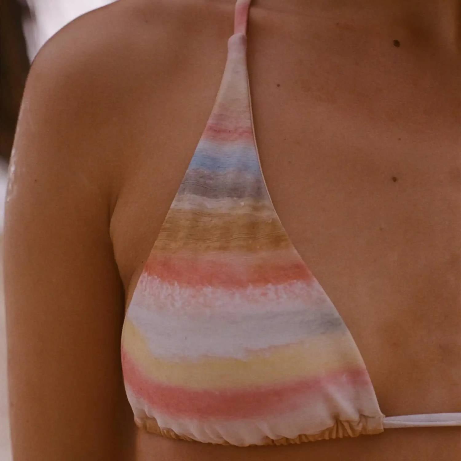Vitamin A - Halter Triangle Bikini Top