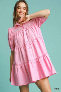 Umgee - Petal Lane Lace Tiered Dress