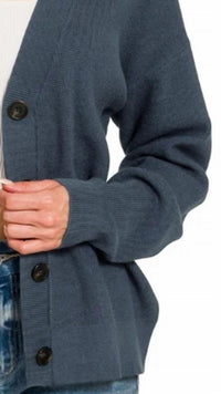 Zenana - Viscose Sweater Cardigan