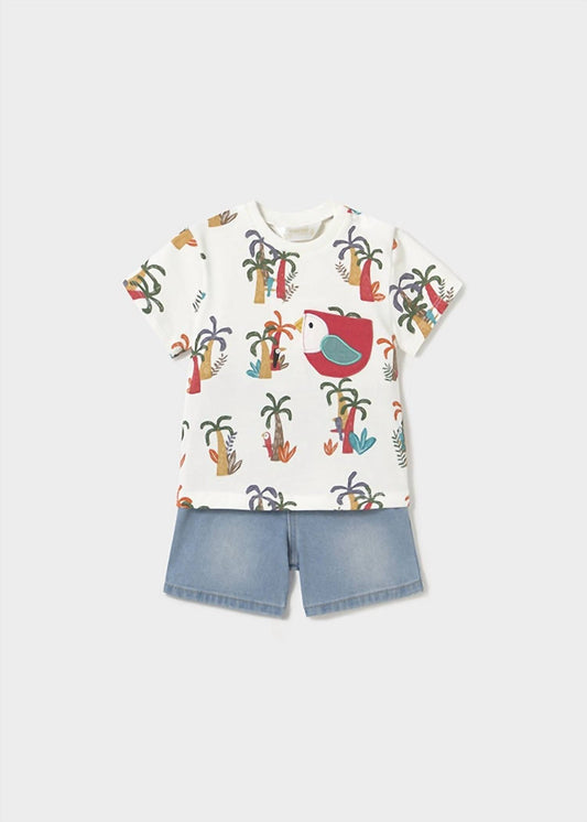 Mayoral - Boys' Toucan Pocket Tee And Short Set