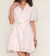 heartloom Calvin Mini Dress in white - women's dress