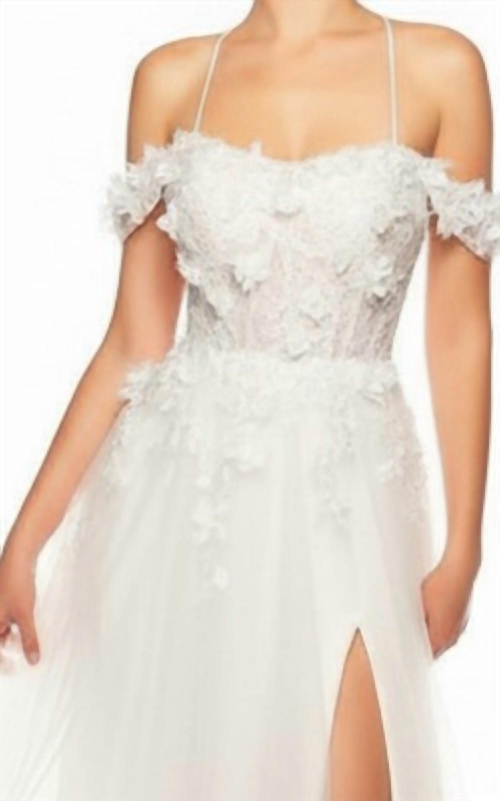 Alyce Paris - Cold Shoulder A-Line Dress