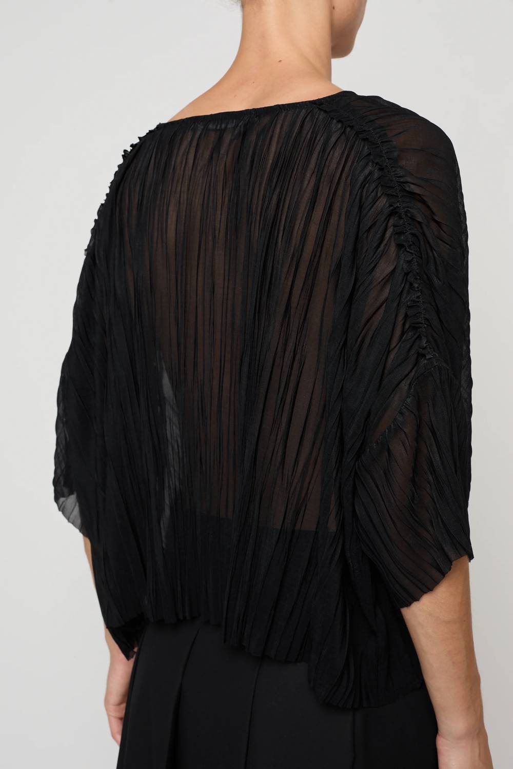 Atelier Delphine - Flared Random Pleats Tee