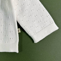 Viverano Organics - Kids Pointelle Knit Cardigan
