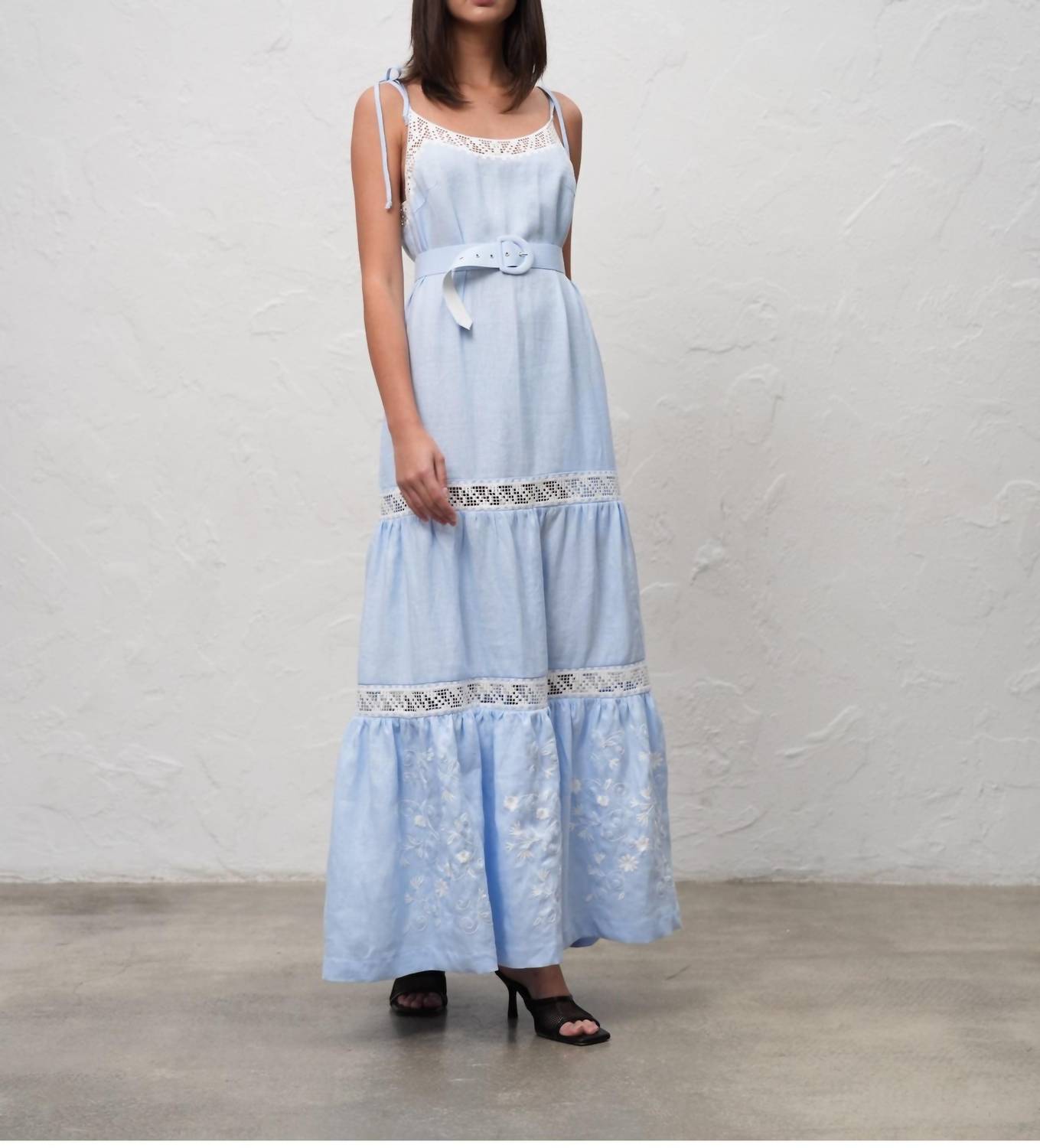 Annabo - Spring Mirage Sleeveless Maxi Dress