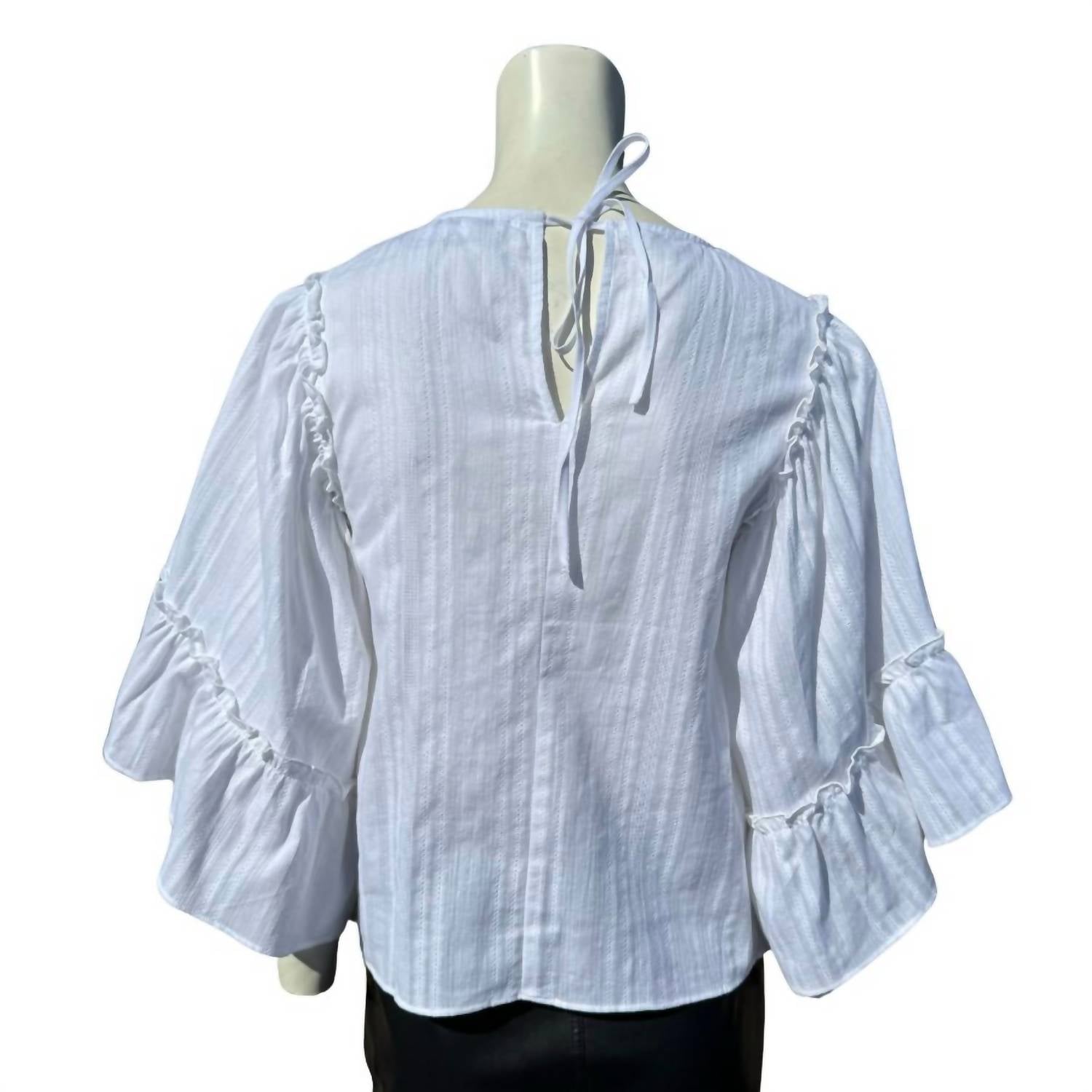 English Factory - Ruffle Sleeve Top