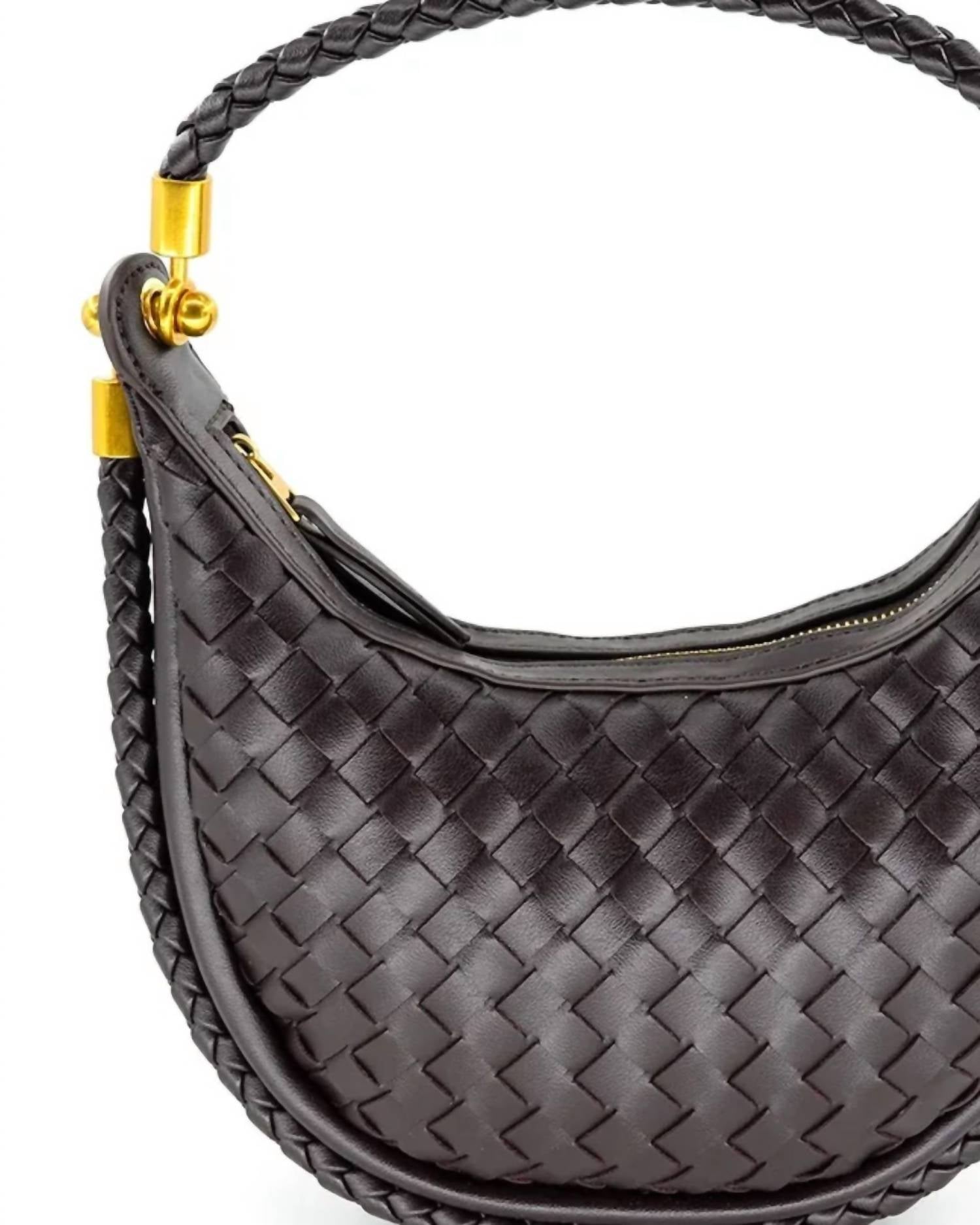 Bc Handbags - Women's Mini Woven Hobo Bag