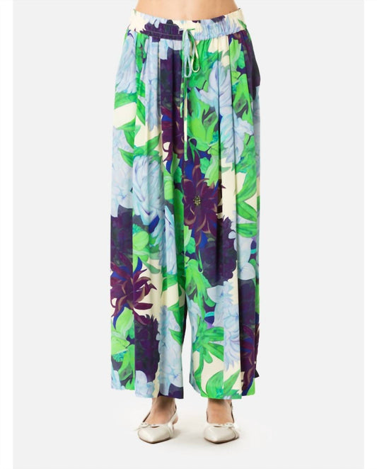 Psophia - Patterned Wide Leg Pants
