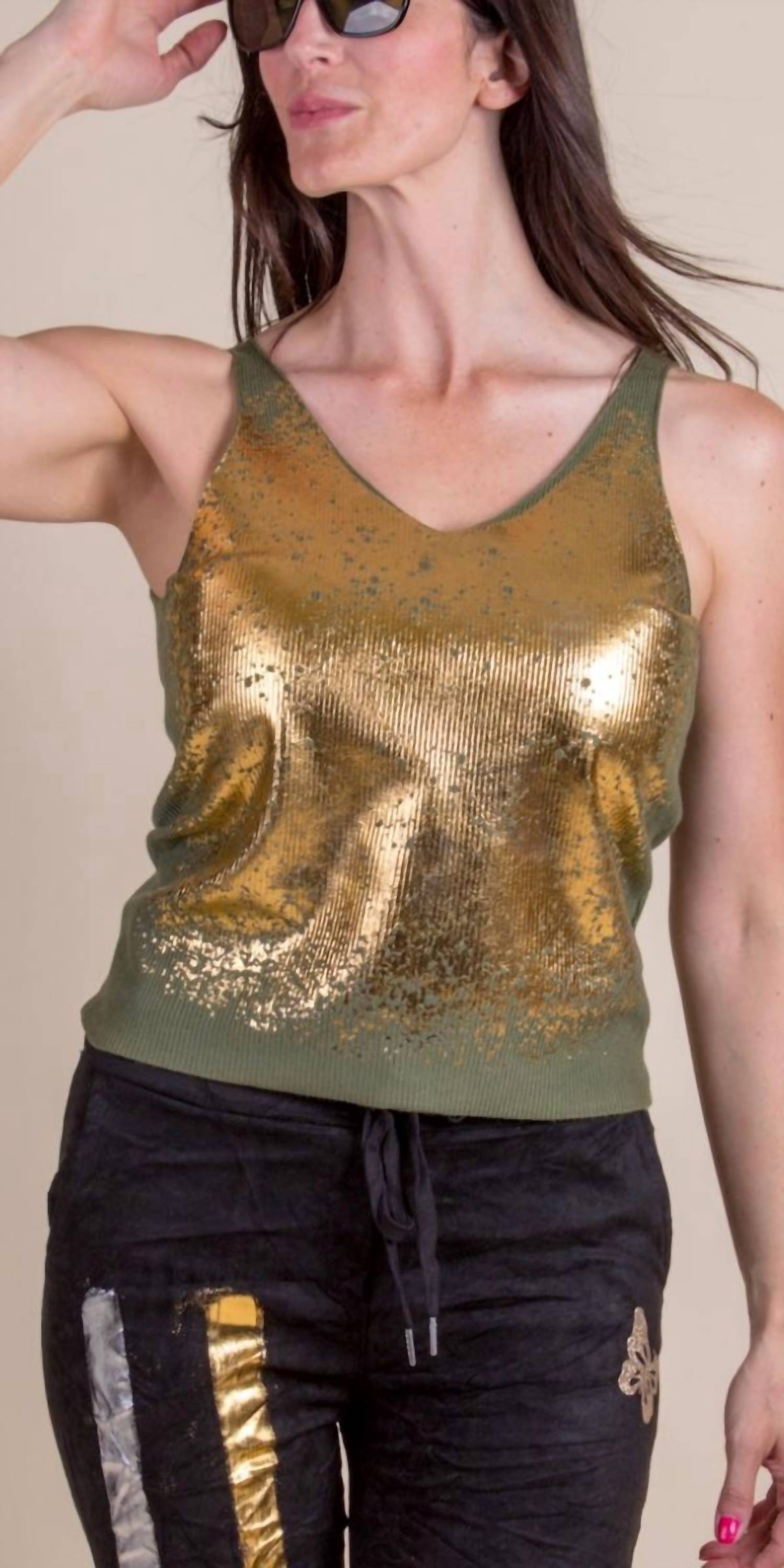 Gigi Moda - Orsa V-neck Tank Top