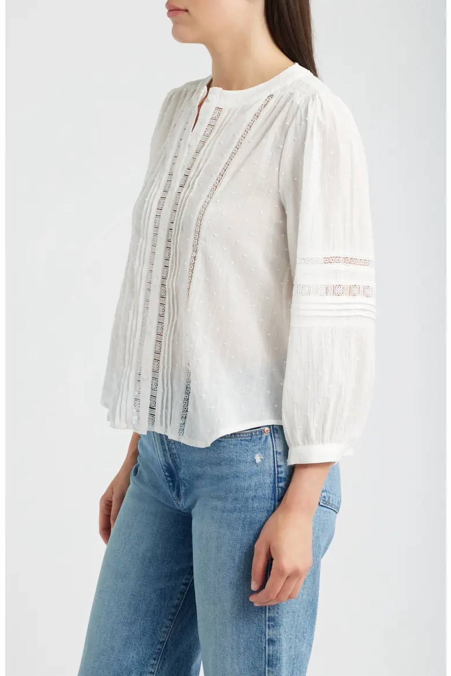 Zoe And Claire - Kathryn Line Lace Blouse