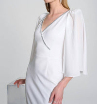 Joseph Ribkoff - Knee-length Shift Dress With V-neck