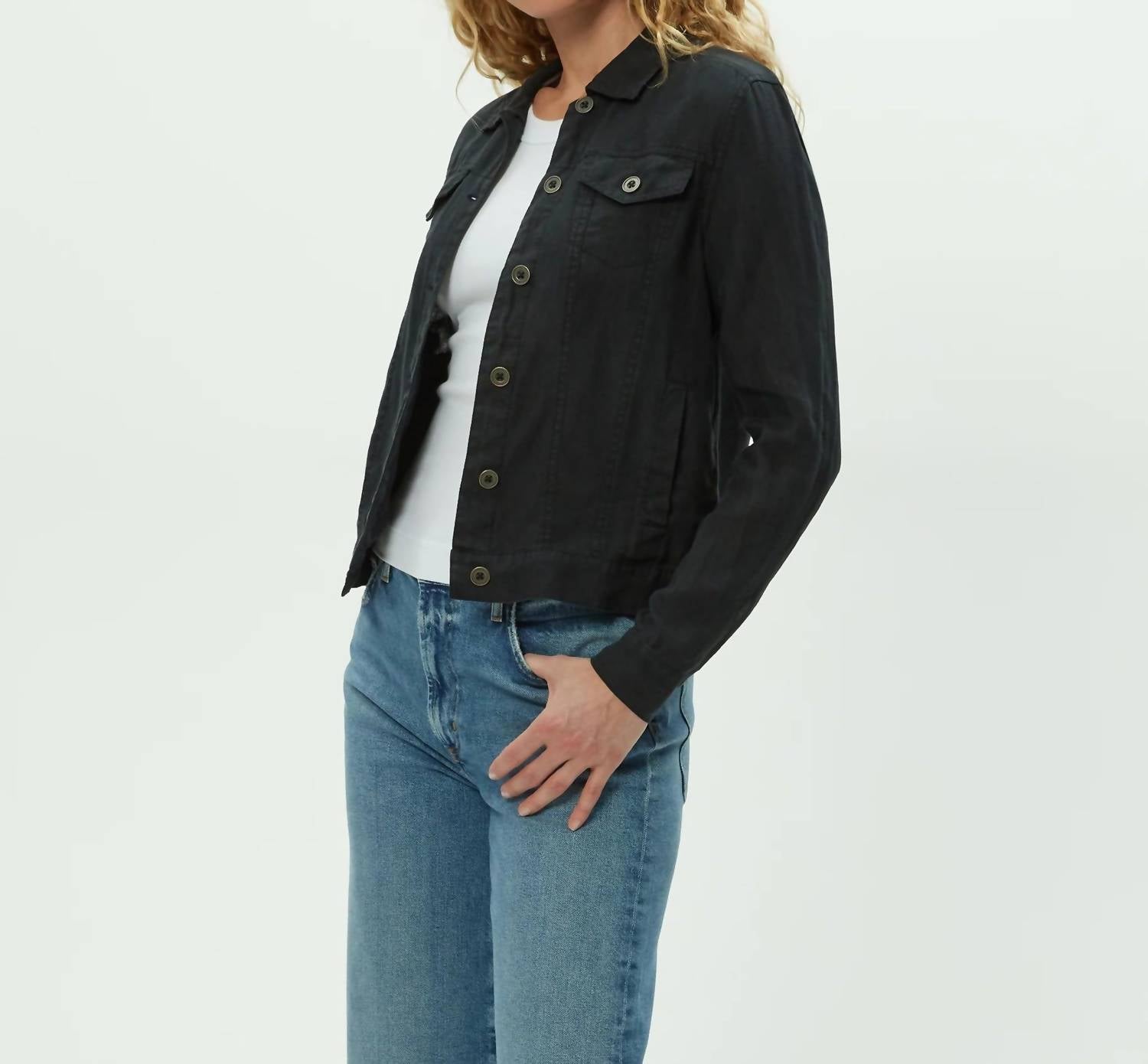 Michael Stars - Women's Linen Jacket