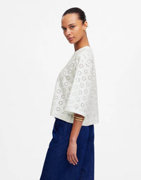 Madewell - Boxy Embroidered Wide Sleeve Tee
