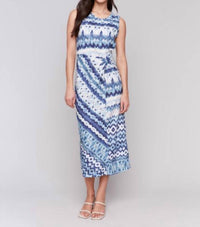 Charlie B - Faux Knot Detail Sleeveless Dress