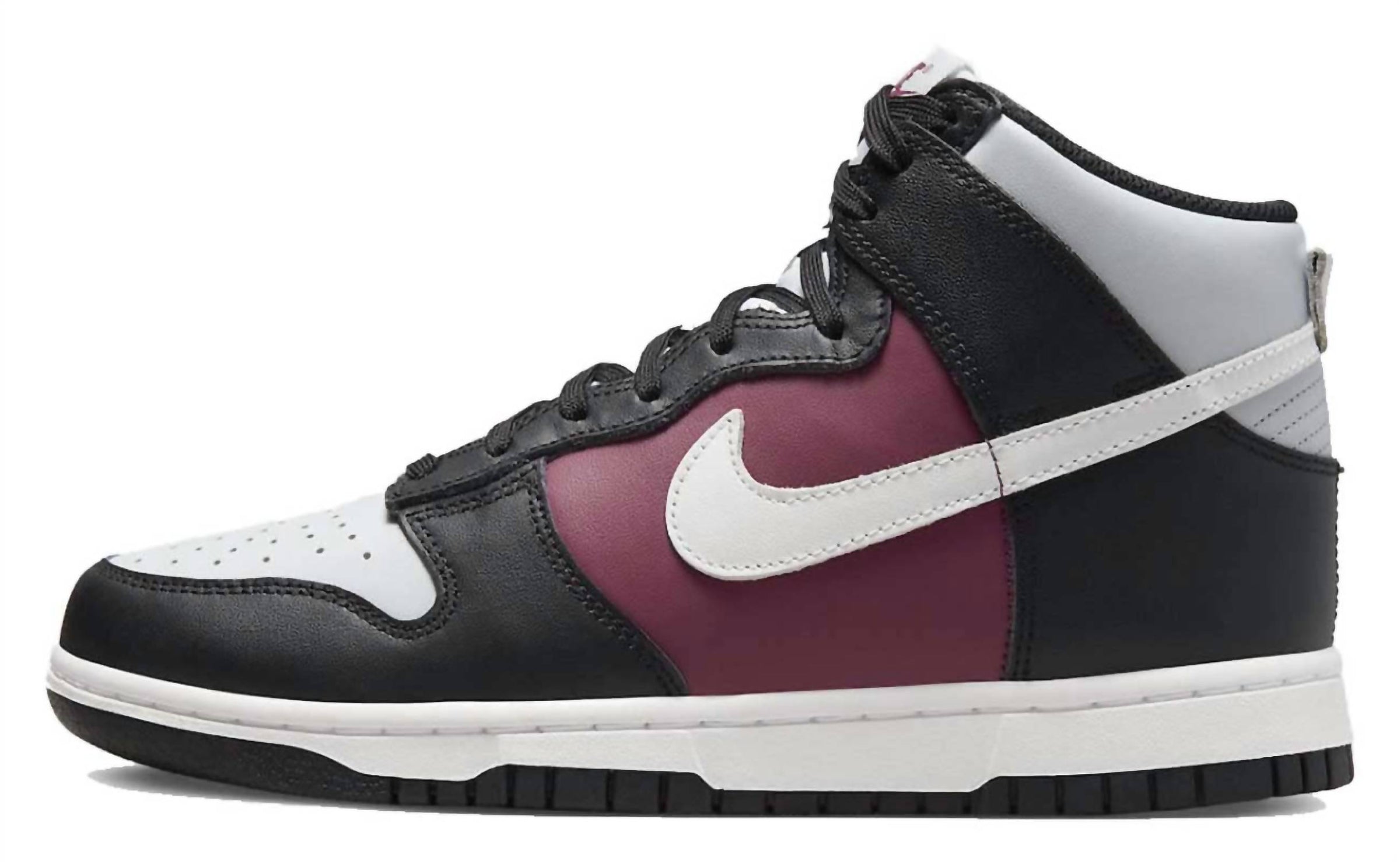 NIKE Women's Dunk High Top Sneakers in black - women's sneaker