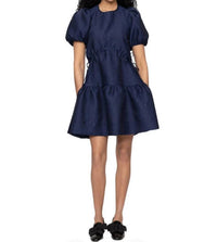 SEA Fayetta Mini Dress in navy - women's dress