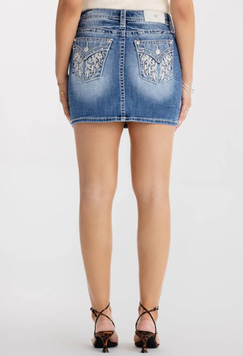 Miss Me - Women's Denim Mini Skirt