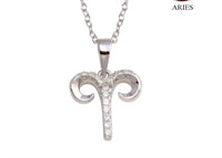 Starlette - Women's Aries Necklace With Sparkling Cz Stones
