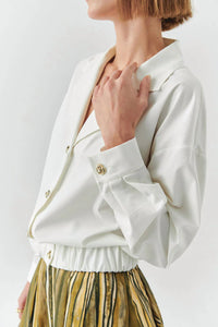 EXQUISE Romina Shawl Collar Jacket in black - women's jacket - view 5