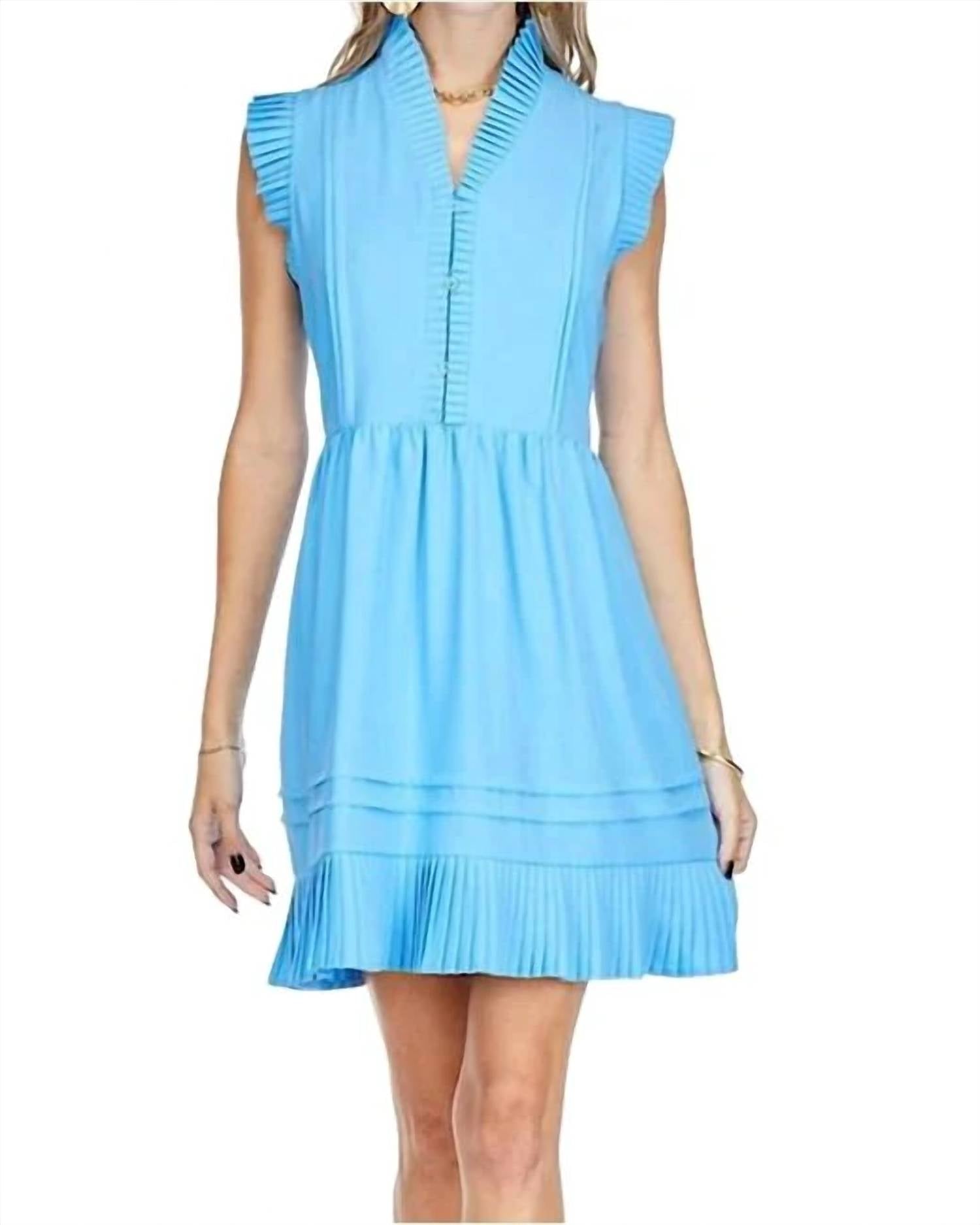Joy Joy - Pleated Mini Dress