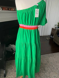 Thml - Women's Off the shoulder tiered dress