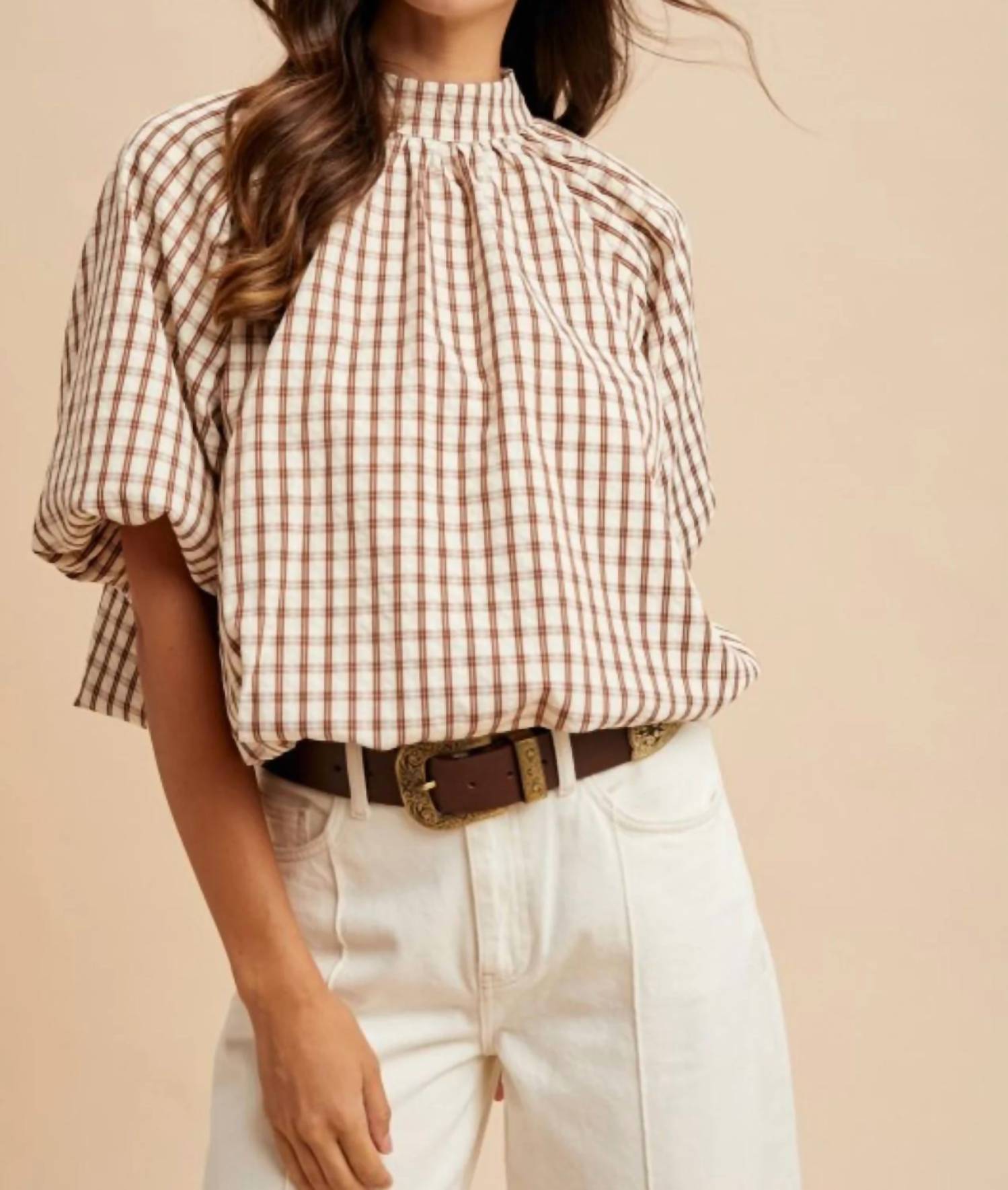 Anniewear - Huntington Plaid Top