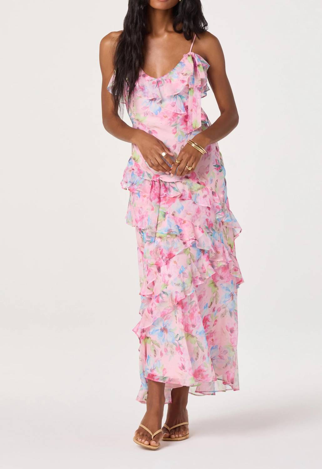 Astr - Amiya Ruffle Dress