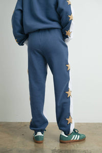 Buttermelon - Color Block Sweatpants With Star Detail